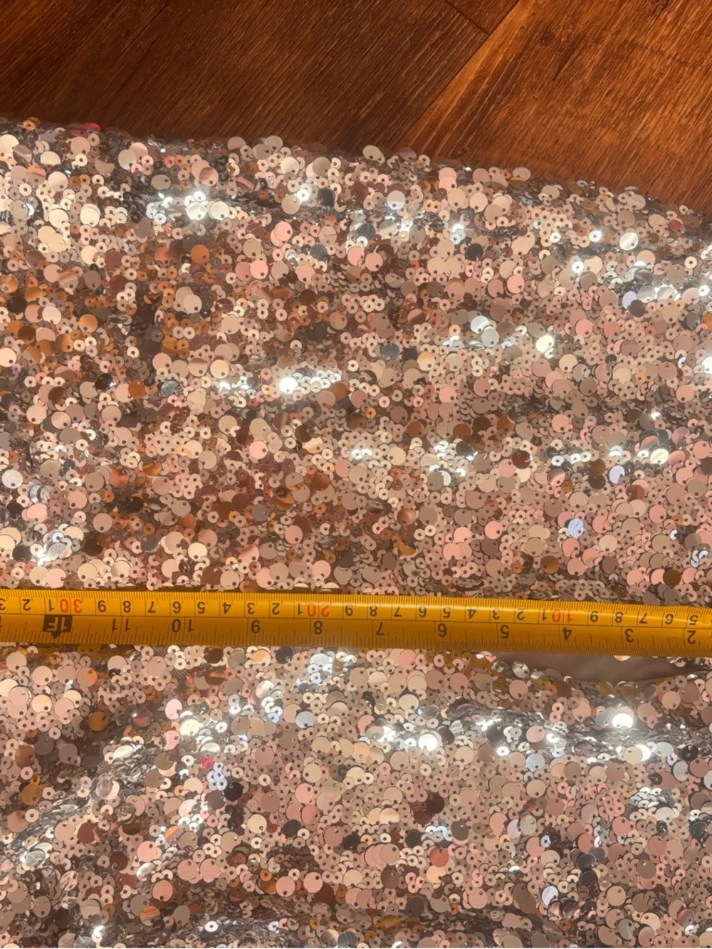 ⭐️NEW Mango Silver Sequin Midi Skirt - Picture 9 of 9